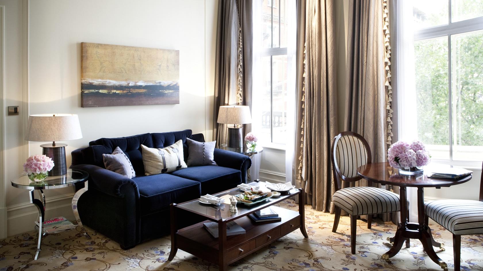 ホテル ザ ランガム ロンドン エクステリア 写真 A living room